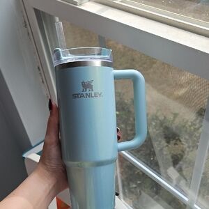 Stanley Sky Blue Travel Mug with Handle
